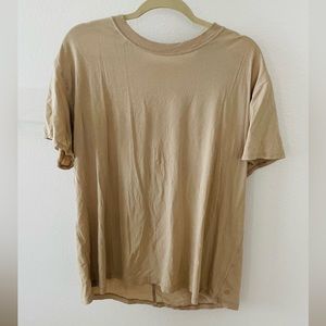 Lululemon top cream/tan color size 14